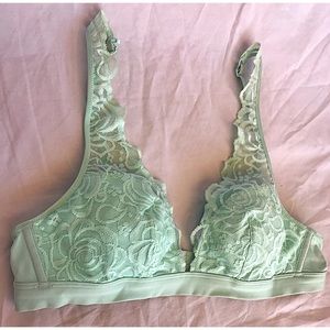 Teal colored PINK bralette